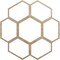 Ekena Millwork Florin Wood Fretwork Pierced Ceiling Medallion, Birch, 36"OD x 15 3/8"ID x 1/4"T CMWP36X36X0250FOBI - alternate 1